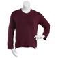 Womens Calvin Klein Cable Long Sleeve Crew Seam Front Sweater - image 1
