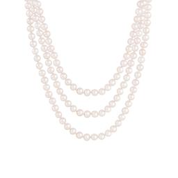 Splendid Pearls Endless 80 Freshwater Pearl Necklace