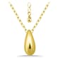Designs by FMC Gold over Sterling Silver Teardrop Slide Necklace - image 1