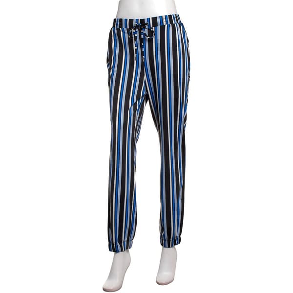 Womens Love Scarlet Beaded Drawstring Tie Stripe Jogger - image 