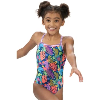 Women's Little Dolfin Uglies Jungle Jam Cutout Back One-Piece Swimsuit