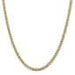 Mens Gold Classics(tm) 4.3mm. 14k Semi Solid Pave Curb Necklace - image 1