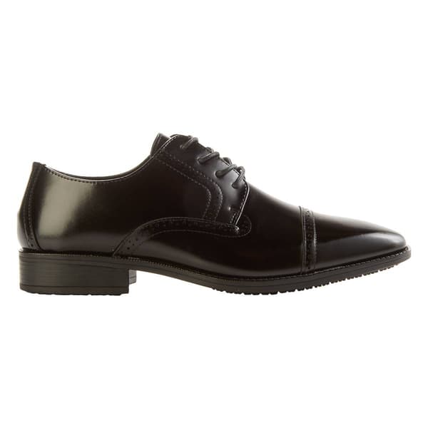 Mens Stacy Adams Abbott Slip-Resistant Cap Toe Oxfords