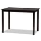 Baxton Studio Nicolette Two-Tone Dark Brown Wood 5pc. Dining Set - image 3