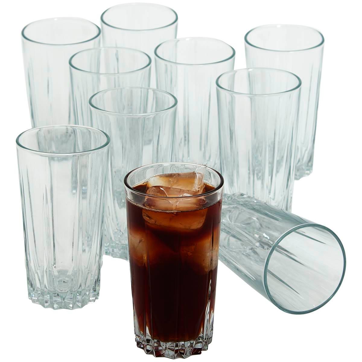 Home Essentials Essex Diamante Hi-Ball Glass - Set of 10