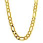 Gold over Sterling Silver Figaro Chain Necklace - image 1