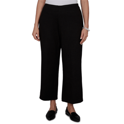 Plus Size Emaline Country Code Plaid Kick Flare Pull On Pants