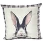 Easter Rabbit Farmhouse Decorative Pillow - 14x14 - image 1