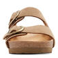 Womens Eastland Cambridge Suede Footbed Slide Sandals - image 4