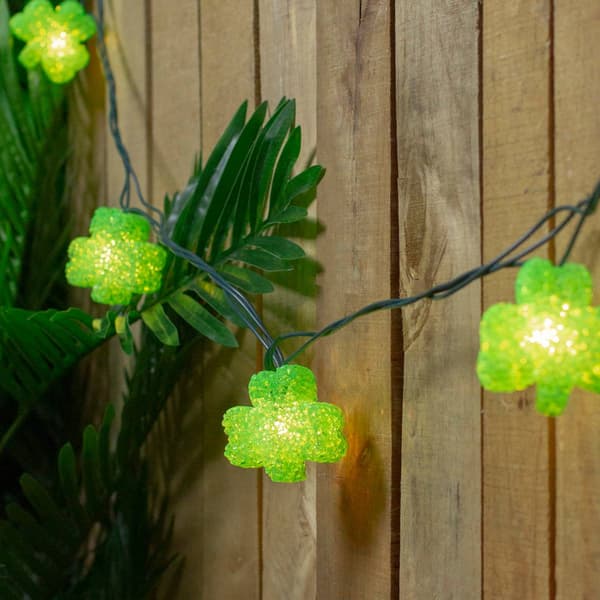 Northlight Seasonal Set of 10 Irish Shamrock String Lights