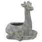 Northlight Seasonal 16in. Seated Giraffe Outdoor Garden Planter - image 1