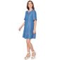 Womens Ruby Rd. Set Sail Lace-Up Neck Shift Dress - image 3