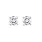 Nova Star&#174; White Gold Lab Grown Diamond Solitaire Stud Earrings - image 3