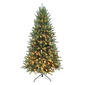 Puleo International Pre-Lit Ashford Fir Slim Christmas Tree - image 1