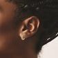Pure Fire 14kt. Gold 1/3ctw. Diamond Milgrain Hoop Earrings - image 3