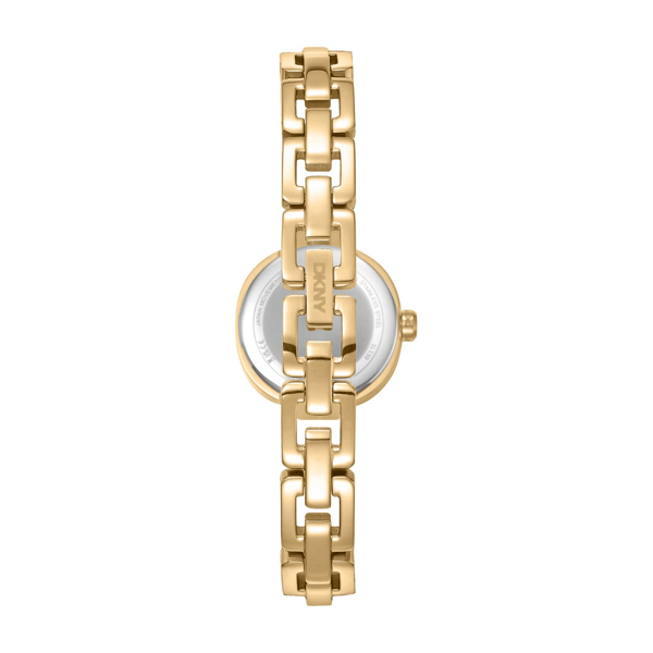 Womens DKNY Crystal Dial Gold Open Link Watch - DK1L139M0035