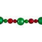 Northlight 6ft. Red & Green 3-Finish Ball Christmas Garland - image 3