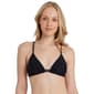Juniors Cyn & Luca Solid Tess Double Tunnel Triangle Swim Top - image 1
