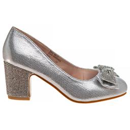 Big Girls Badgley Mischka Bow Pumps