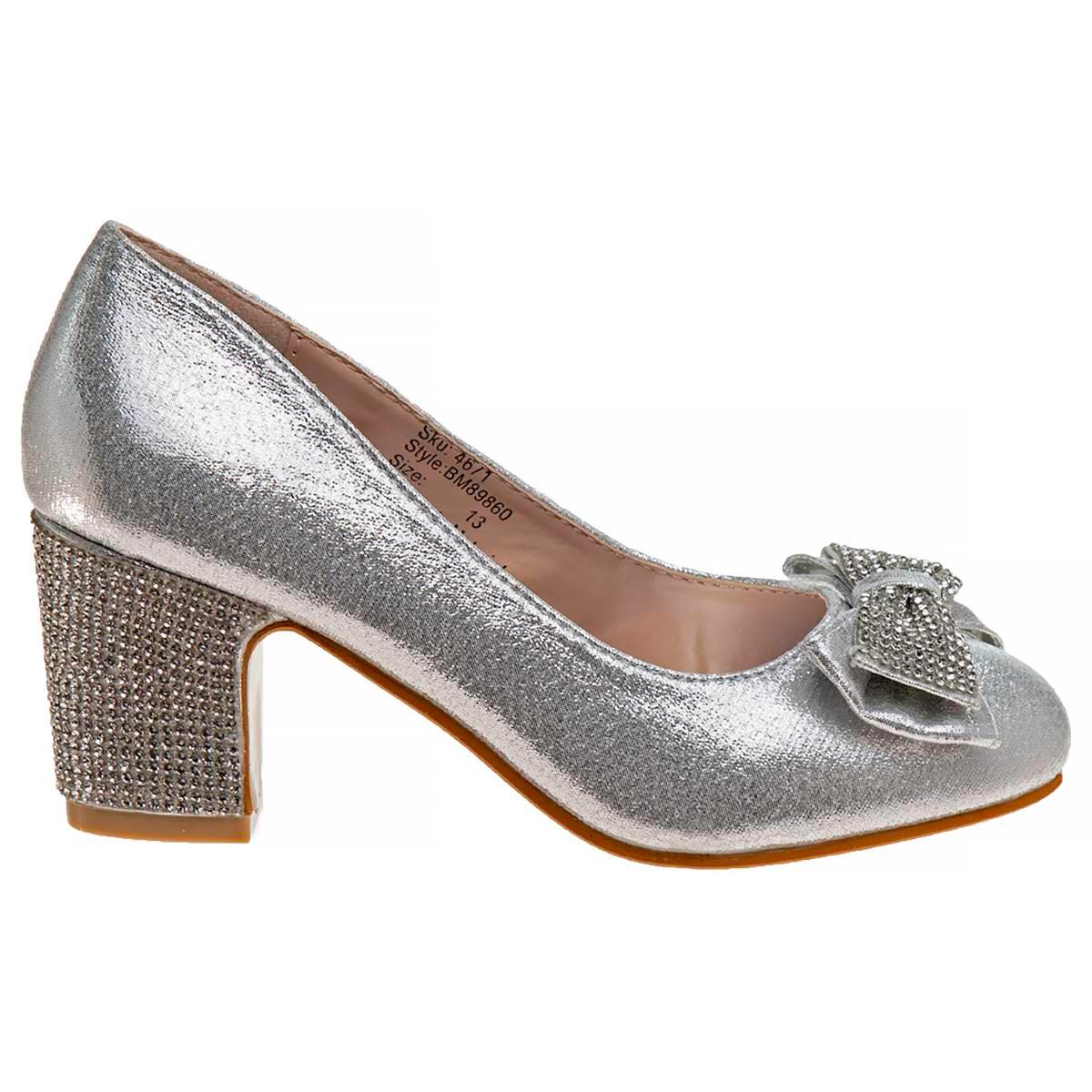 Big Girls Badgley Mischka Bow Pumps