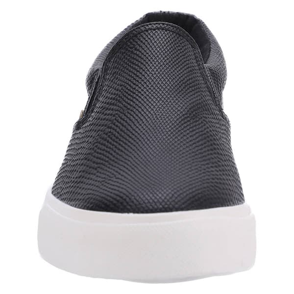 Womens LAMO Sheepskin Piper Slip-On Snakeskin Fashion Sneakers