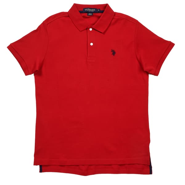 Mens U.S. Polo Assn.(R) Contrast Logo Short Sleeve Polo