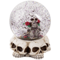 Northlight LED Skulls & Roses Halloween Snow Globe with Sound - image 6