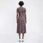 Womens Sami & Jo Short Sleeve Seam Medallion A-Line Dress - image 3