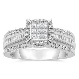 Diamond Classics™ White Gold 1ctw. Diamond Bridal Ring