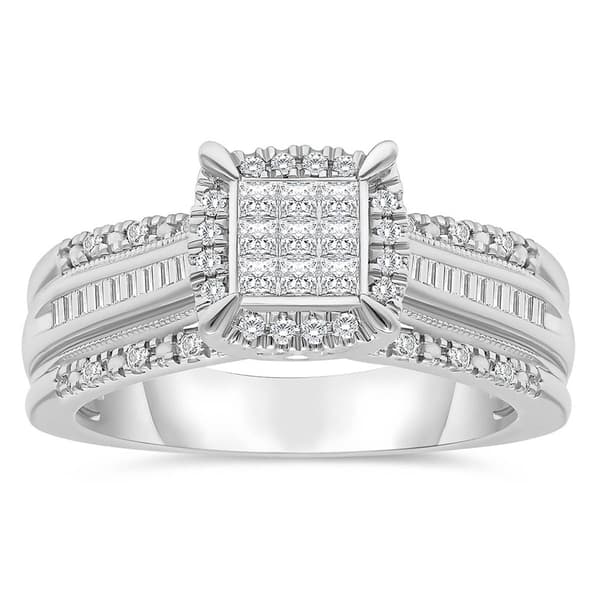 Diamond Classics™ White Gold 1ctw. Diamond Bridal Ring