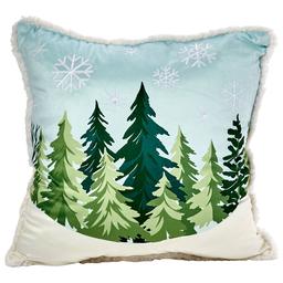 Harper Loft Snowy Woods Sherpa Decorative Pillow - 18x18