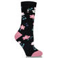 Womens Heat Holders Lanuza Lite Floral Crew Socks - image 1