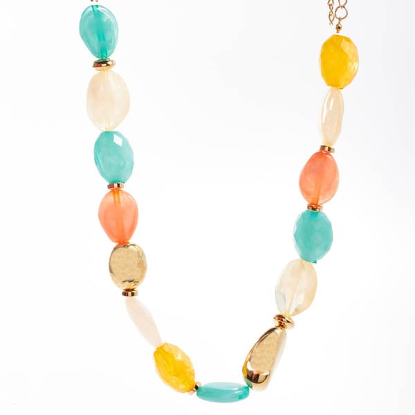 Ashley Cooper(tm)  Multi Colored Beaded Necklace - image 