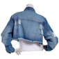 Juniors Plus Madden Girl Destructed Crop Denim Jacket - image 3