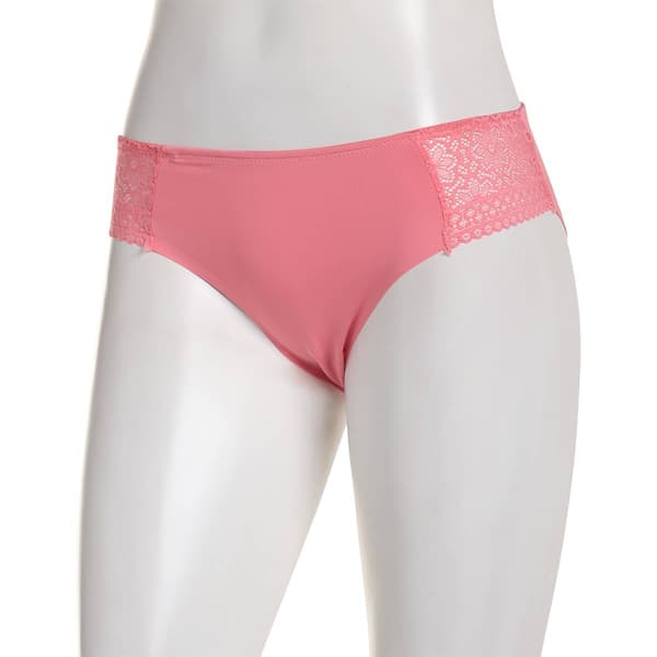 Womens Laura Ashley Bikini Panties w/Lace Sides LS7790M