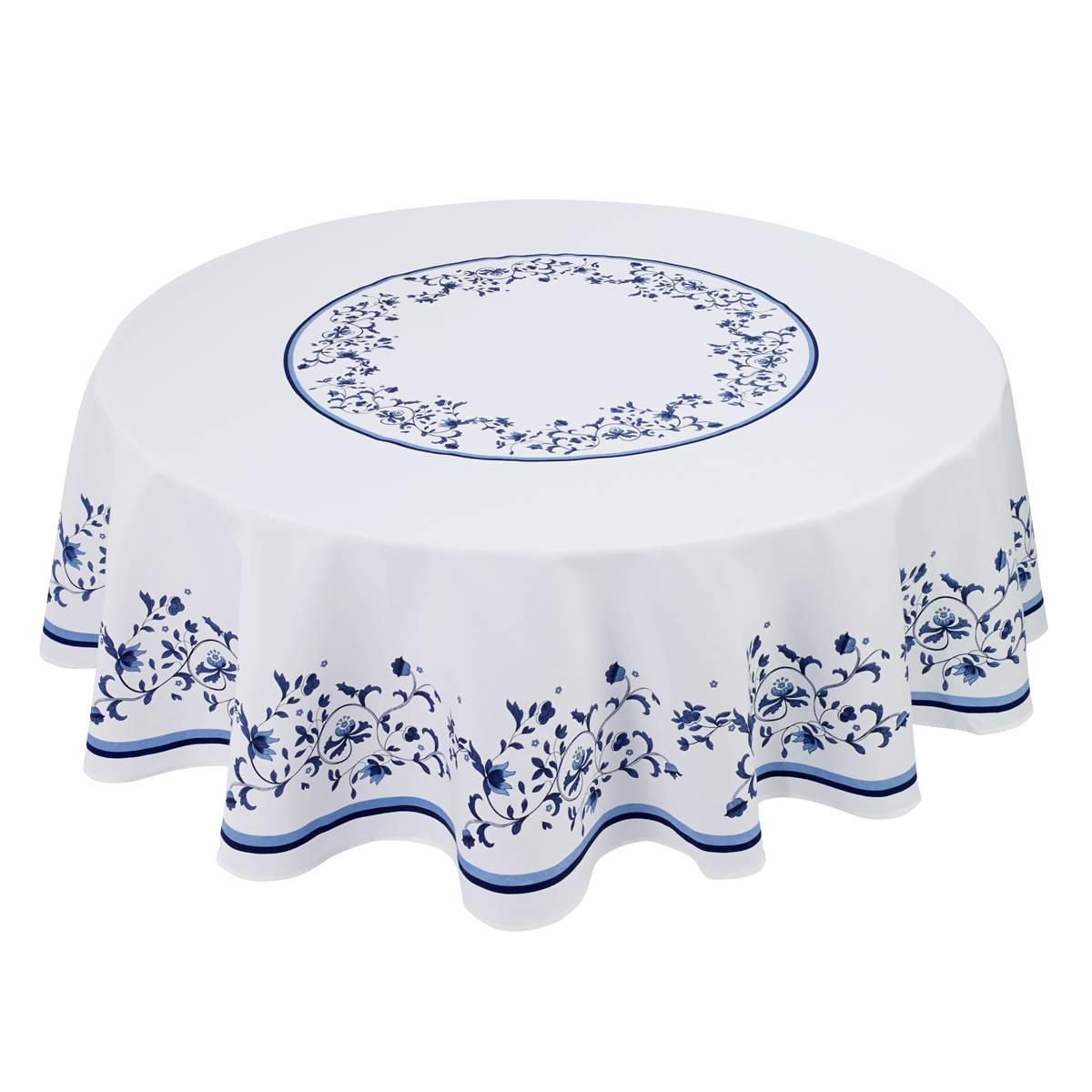 Spode® Blue Portofino Blue & White Floral Tablecloth