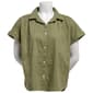 Womens beachlunchlounge Dawson Short Sleeve Dobby Button Down - image 1