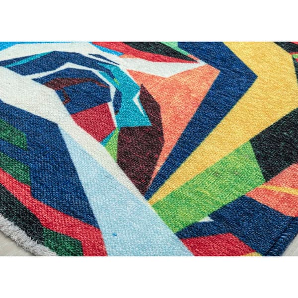 Elizabeth Sutton Maisie Abstract Roses Rectangular Area Rug