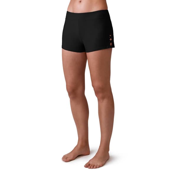 Womens Free Country Laser Boyshort Inner Brief Swim Bottoms