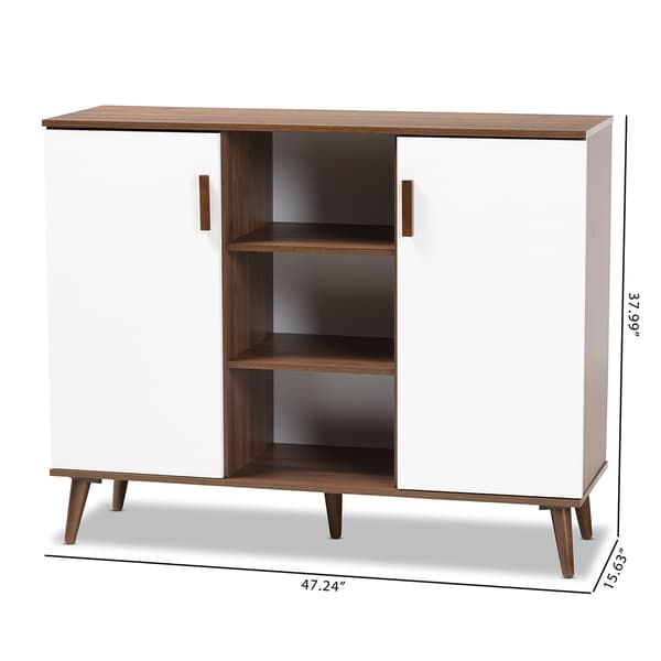 Baxton Studio Quinn 2 Door Wood Dining Room Sideboard