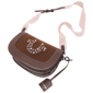 True Religion Studded Horseshoe Suede Flap Crossbody - image 8