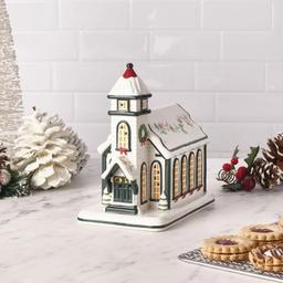 Pfaltzgraff(R) Winterberry Village Church with LED Light