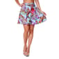 Womens White Mark Heidi Paisley Flare Skirt - image 1