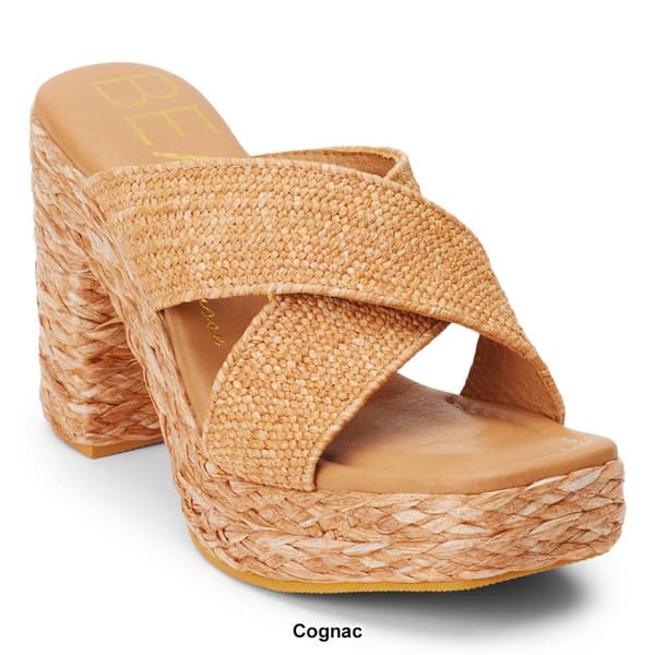 Womens Beach by Matisse Caravan Heeled Slide Sandals