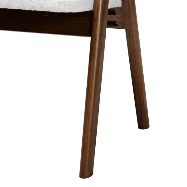 Baxton Studio Virden Boucle Upholstered Dining Chair - Set of 2