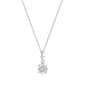 Saffron 2ctw. Moissanite Diamond Graduating Drop Pendant Necklace - image 1