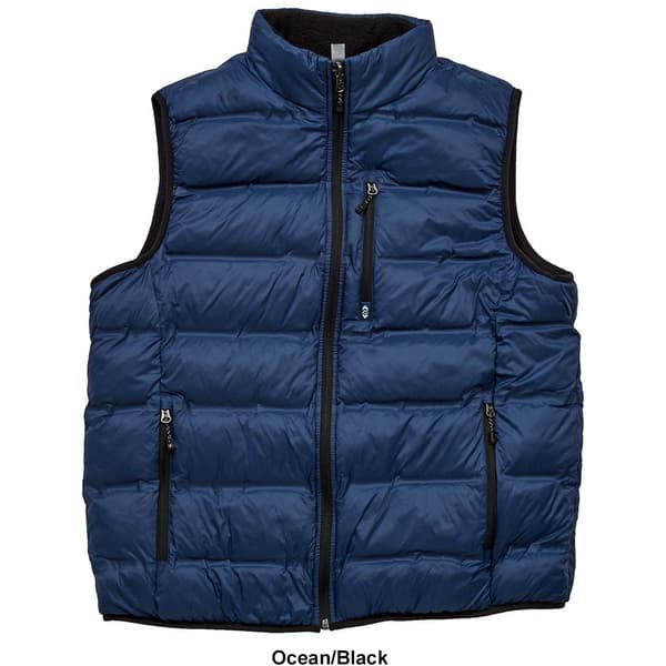 Mens Free Country Sherpa Lined Reversible Vest