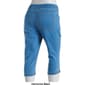 Petite Erika Joey Slit Hem Capri Pants - image 2