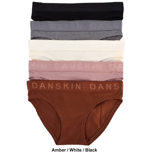 Danskin Seamless 5-Pack Rib Bikinis - ShopStyle Panties