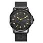 Mens Perry Ellis Solar Gunmetal-Tone Mesh Watch - PES0011GU - image 1